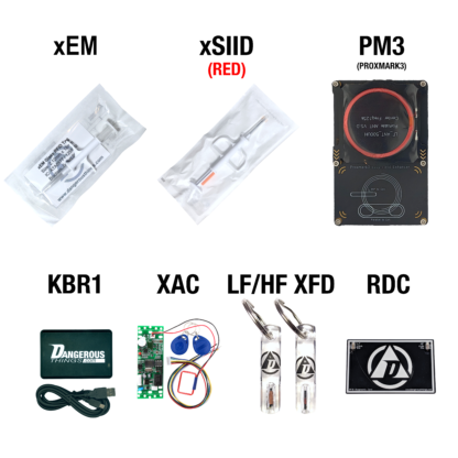 Red xSIID Bundle - RFID & NFC Chip Implants and Biohacking products