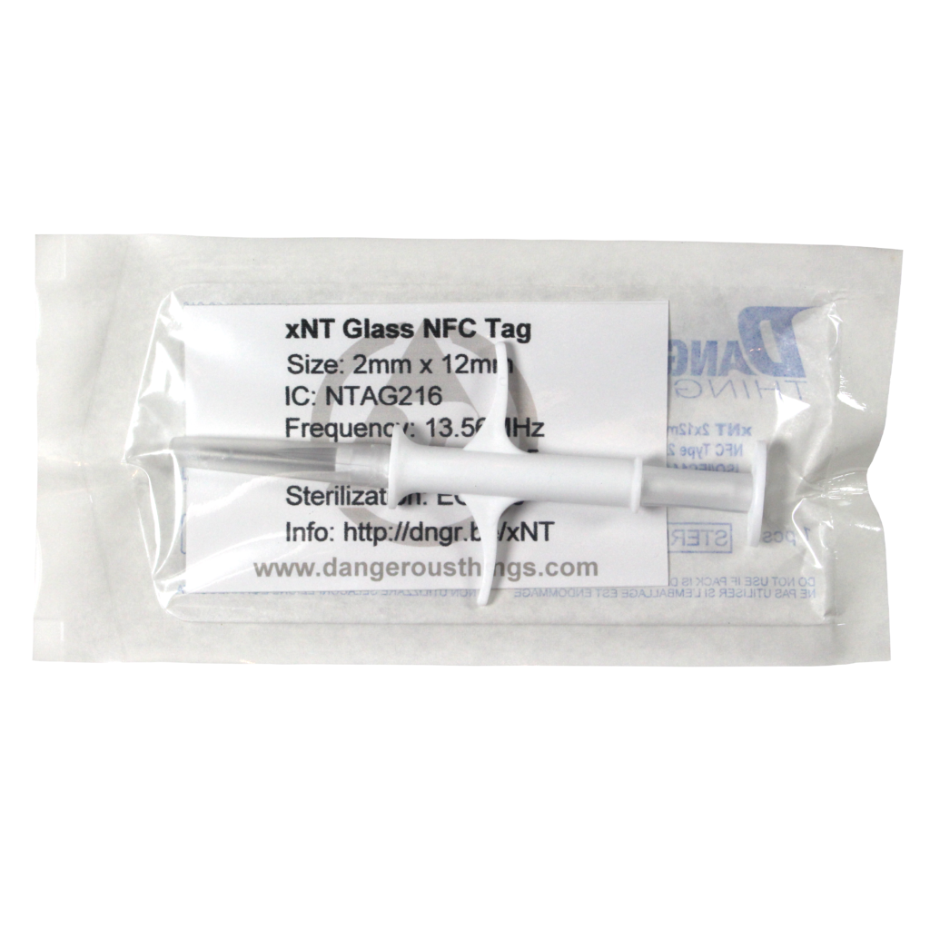 NFC Implant Tag NTAG216 Kit Microchip Biohack xNT Chip Dangerous Things RFID 