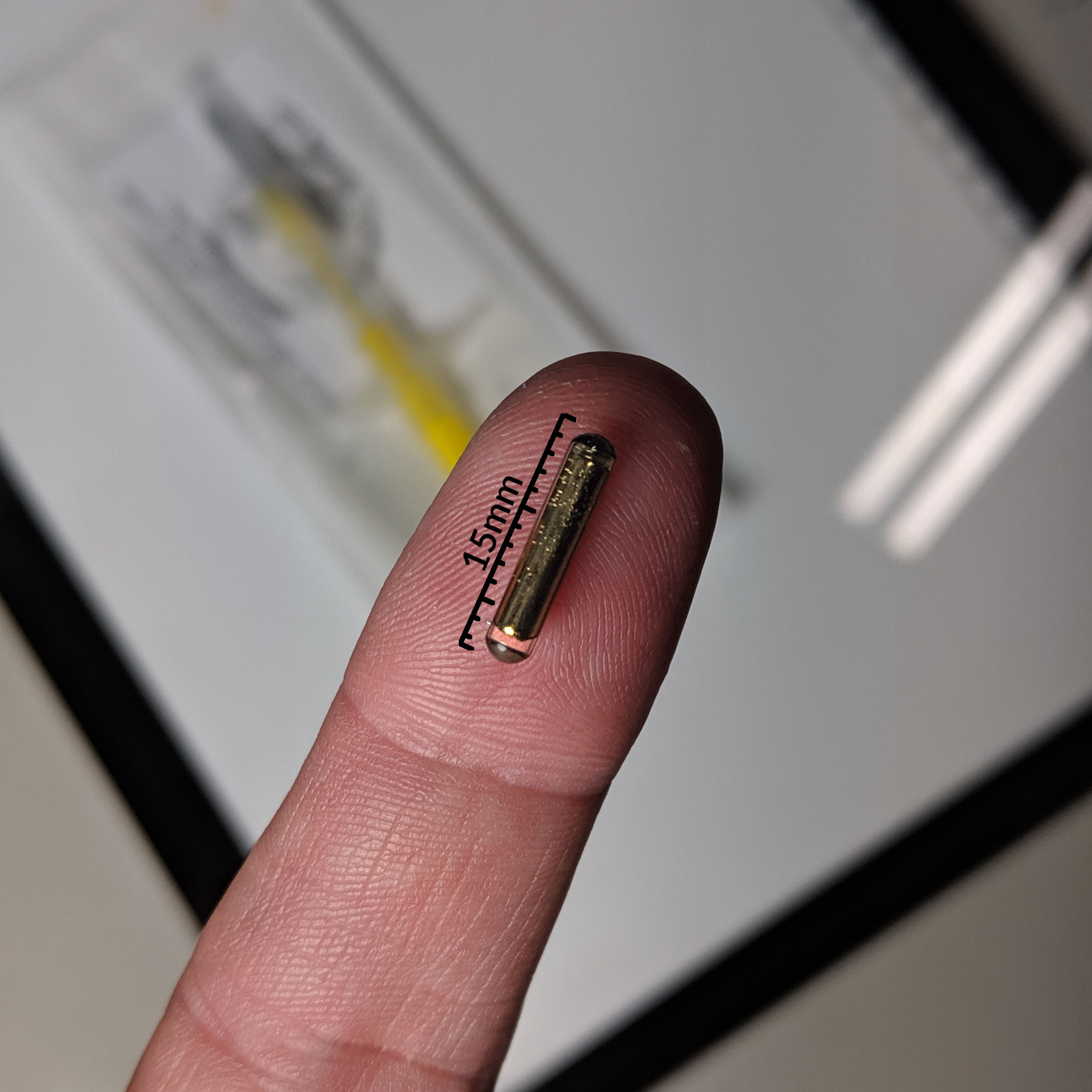 xG3 Biomagnet on finger xG3 Biomagnet on finger