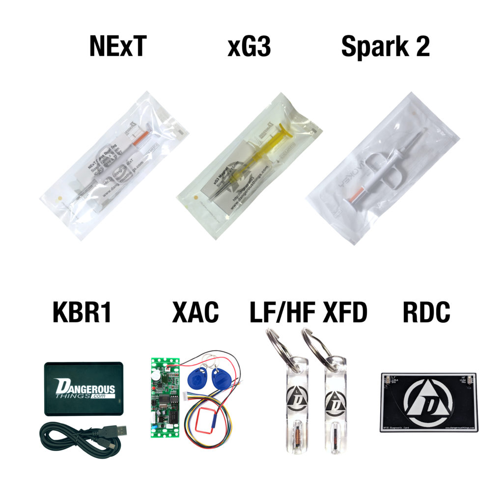 Bundle RFID & NFC Chip Implants and Biohacking products