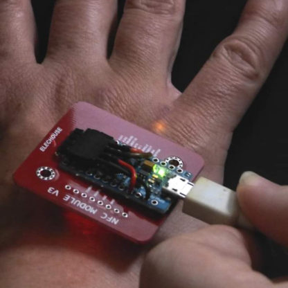 LED Implant Dangerous Things xSIID NFC Dsruptive KSEC